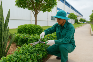 Chăm sóc cây xanh tại Tân Châu