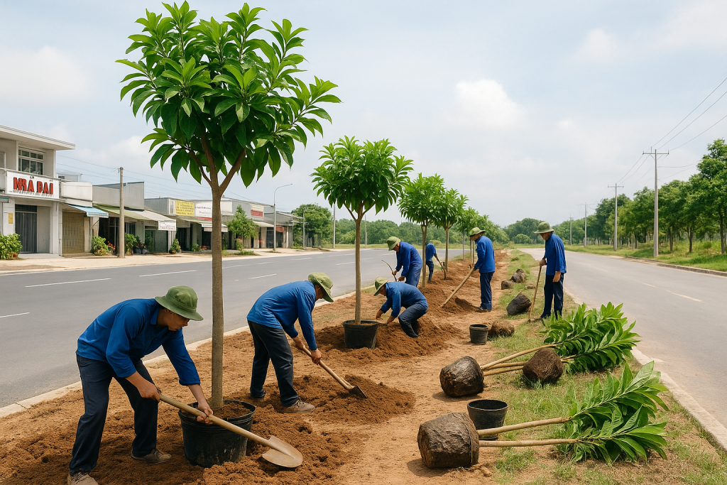 Dịch vụ trồng cây tại Gò Dầu Tây Ninh