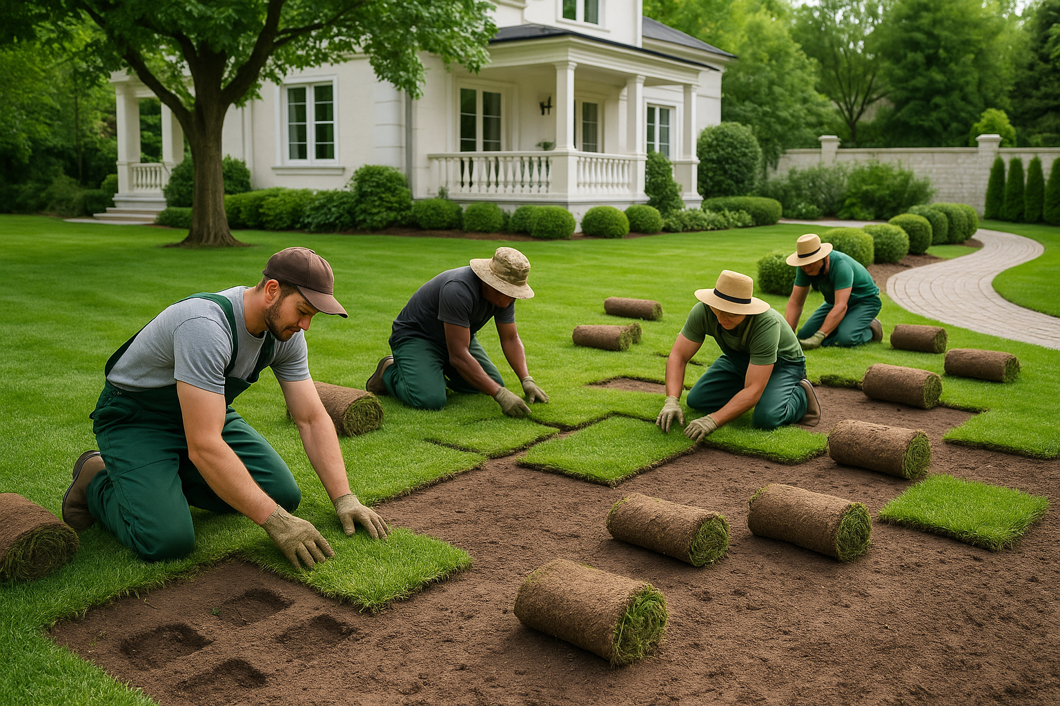 Dịch vụ trồng cỏ tại Tân Châu