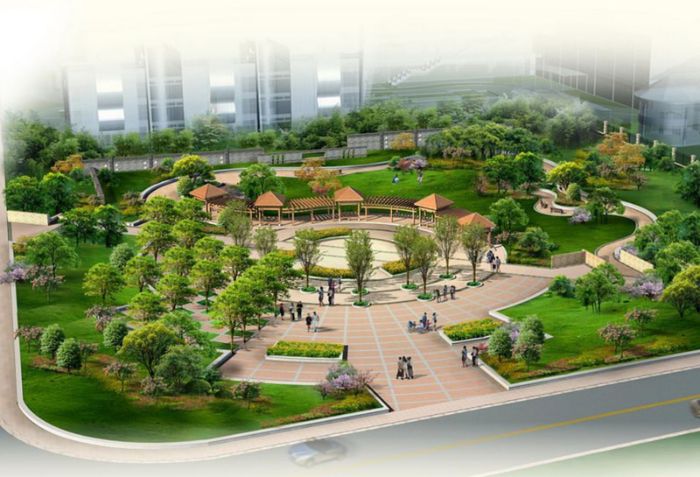 Thi công cảnh quan tại Tân Châu