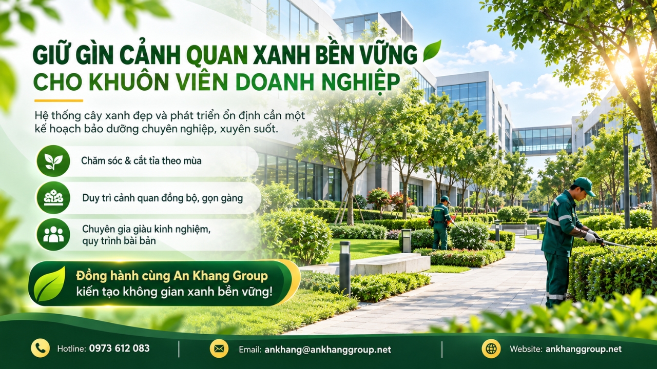 tầm quan trọng bảo dưỡng cây xanh đô thị