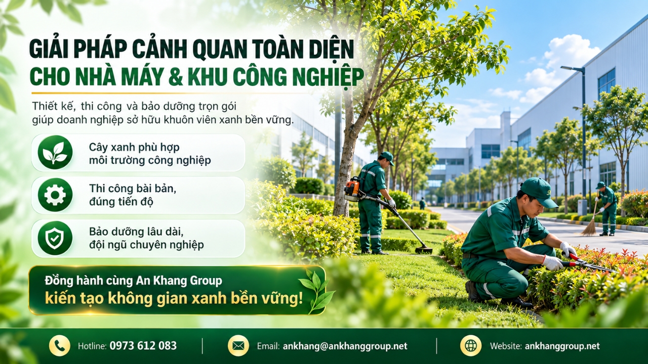 Thiết kế thi công cảnh quan KCN Mai Trung