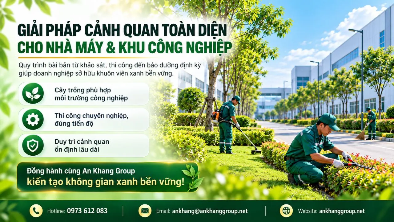 Thiết kế thi công cảnh quan KCN Mỹ Phước