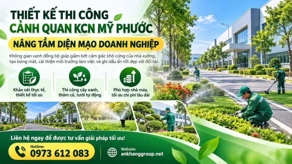 Thiết kế thi công cảnh quan KCN Mỹ Phước