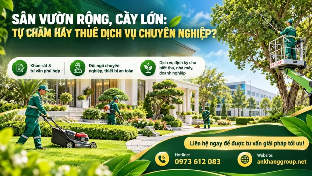 Tự chăm cây tại nhà hay thuê dịch vụ