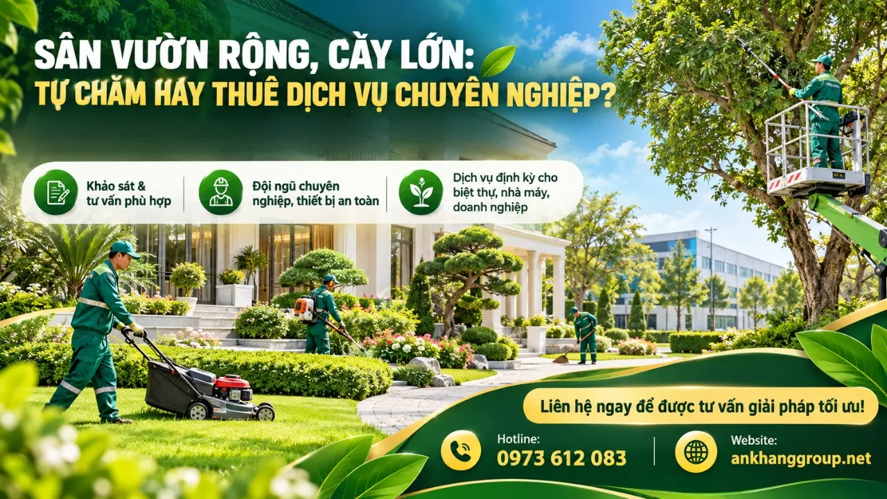 Tự chăm cây tại nhà hay thuê dịch vụ