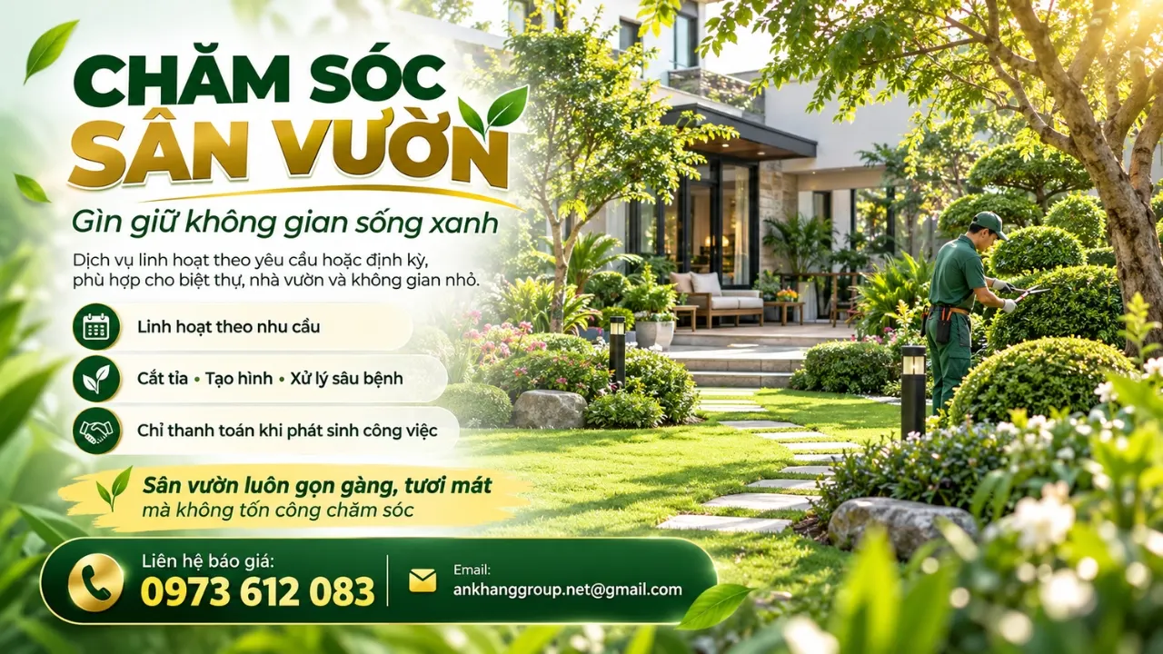 Dịch vụ chăm sóc cây xanh định kỳ hay theo yêu cầu tốt hơn