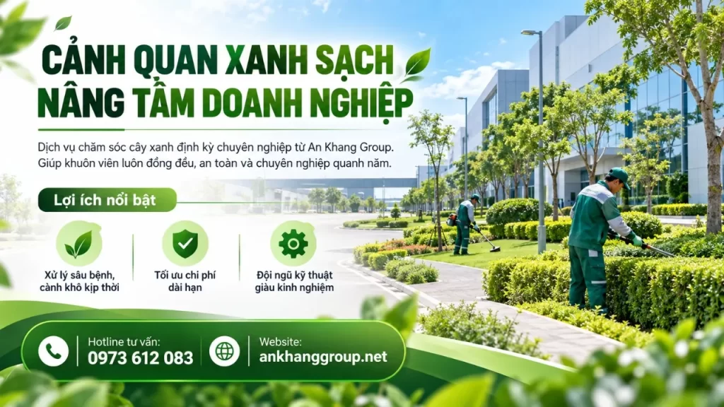 chăm sóc cây xanh định kỳ hay theo yêu cầu tốt hơn